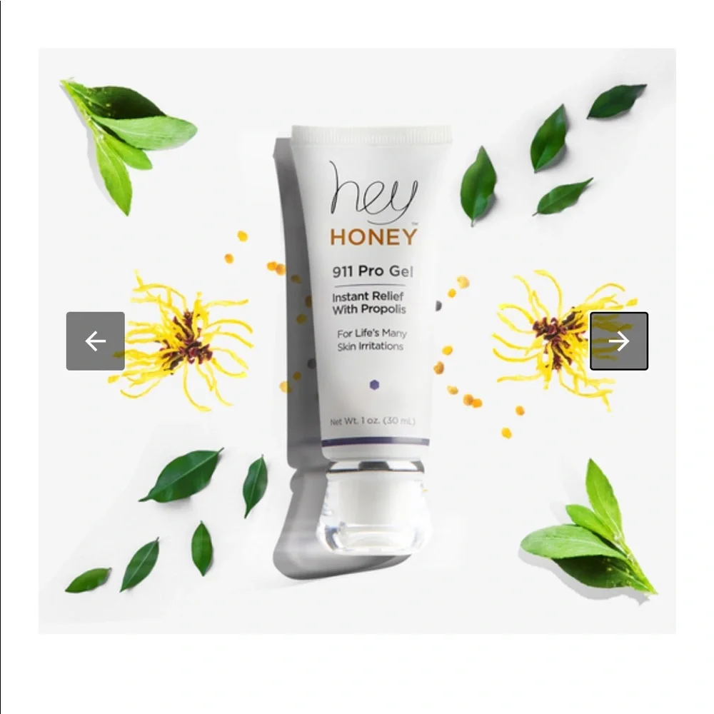 HEY HONEY 911 Pro Gel Instant Relief 1oz $48 CLEAN BEAUTY NIB